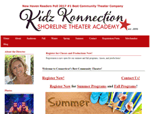 Tablet Screenshot of kidzkonnectionct.org